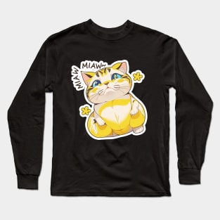 Cat Miaw Miaw Long Sleeve T-Shirt